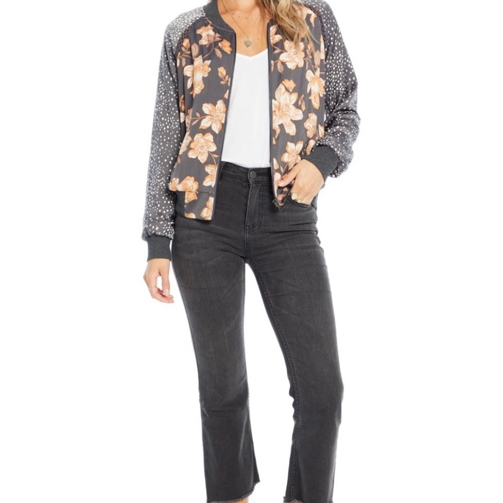 Floral Bomber Jacket - Picture 5 of 5
